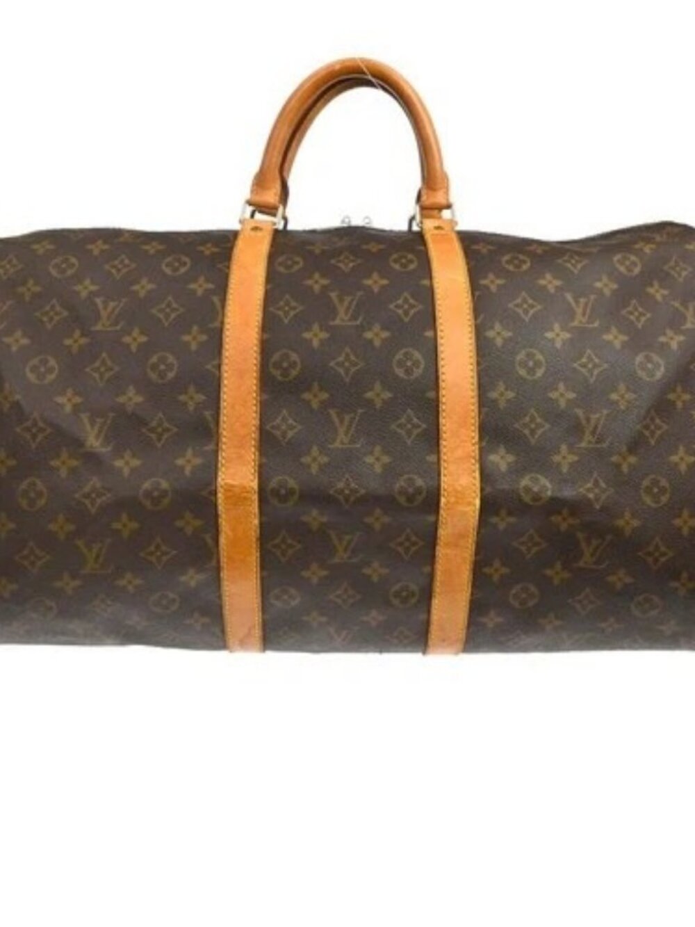 Best06 LOUIS VUITTON KEEPALL 55 TRAVEL HANDBAG MONOGRAM M41424 MI1911 BQ00606
